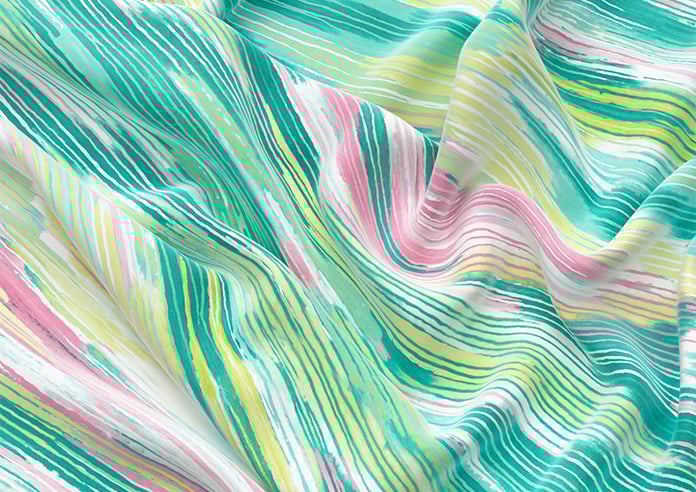 Bombay Velvet, Tropical Punch - Motorised Roman Blind - Image 4